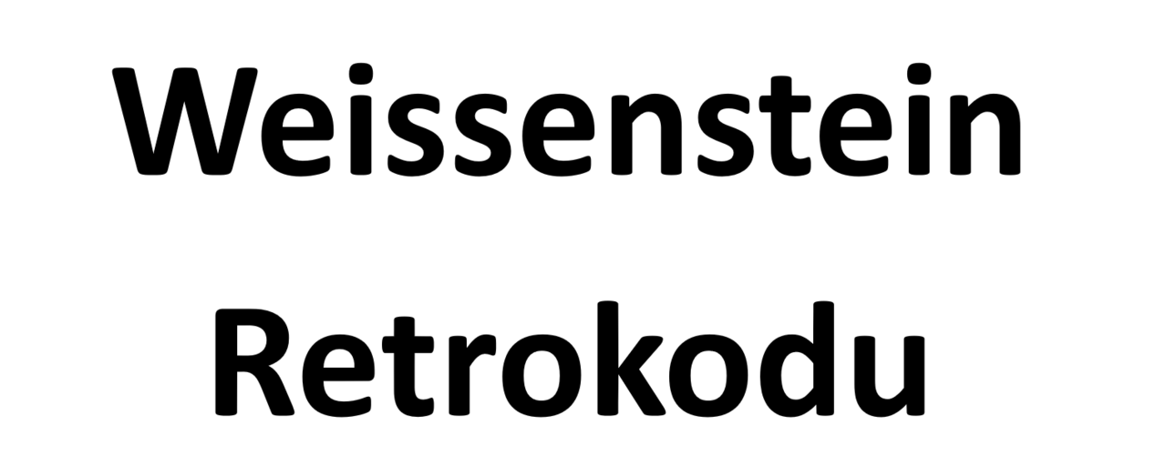 WEISSENSTEIN RETROKODU
